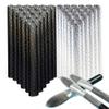100pcs Makeup Brush Protector Cosmetic Makeup Brush Pen Guard Expandable Mesh Sleeve Covers Set Storage medium large sizes brushes for Travel view 1