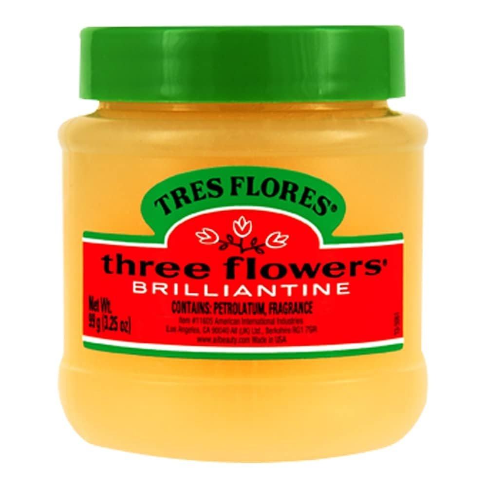 TRES FLORES Three Flowers Brilliantine Pomade 3.25oz/99g