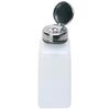 MENDA 35312 High-Density Polyethylene/Hdpe/Steel/Low-Density Polyethylene/Ldpe Dispensing Bottle, One-Touch Liquid Dispenser Pump, Natural Square HDPE, 8 oz, 2 fl. oz. Capacity view 1