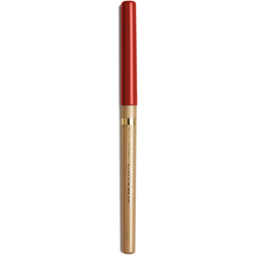 L'Oreal Paris Colour Riche Lip Liner Pencil, Creamy Lip Liner with Omega 3 and Vitamin E, 765 Always Red (Red)