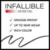 L'Oreal Paris Makeup Infallible Never Fail Original Mechanical Pencil Eyeliner with Built in Sharpener, Carbon Black, 0.008 oz. view 3