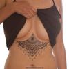 10 x Sternum Underboob Tattoo in black - Sexy Underboob Tattoo - No China! (10) view 2