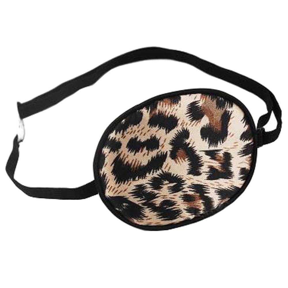 Adult Kids Amblyopia Strabismus Lazy Eye Adjustable Soft Pirate Eye Patch Single Eye Mask (Adult),j