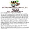 BLACK CASTOR OIL JAMAICAN. 100% Pure / Natural / Virgin / Unrefined Cold Pressed Carrier oil. 1 Fl.oz.- 30 ml. For Skin, Hair, Eyelashes, Brows and Nail Care."Caribbean Original Guarantee. view 4