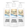 Olay Face Cleanser, Gentle Foaming Face Wash for Sensitive Skin - Fragrance-Free, Oil-Less, Soap-Free, Glycerin-Based Formula, Daily Cleansing without Irritation, 6.7 Oz - 3 Pack view 1