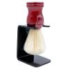 Parker Safety Razor Deluxe 100% Boar Bristle Shaving Brush with Rosewood Handle & Brush Stand  Handmade Exfoliating Brush for Traditional Wet Shaving view 1