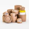21 Piece Variety Pack | Kraft Paperboard Lip Balm/Salve/Cosmetic/Lotion Jars view 1