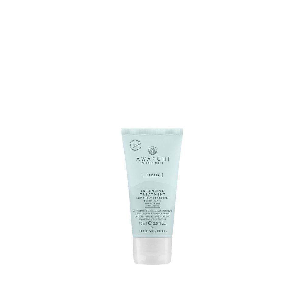 Awapuhi Wild Ginger by Paul Mitchell Intensive Treatment, Rebuilds + Repairs, For Dry, Damaged + Color-Treated Hair, 2.5 fl. oz.