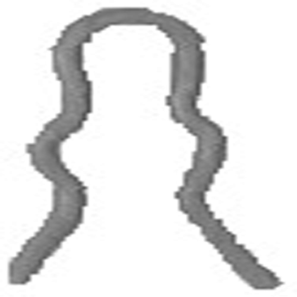 100 Hair Pin Cotters 3/32 I.D. 3/8 Overall Length