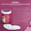 Andrea Eye Q's Oil-free Eye Makeup Remover Pads, 65-Count (Pack of 3) view 2