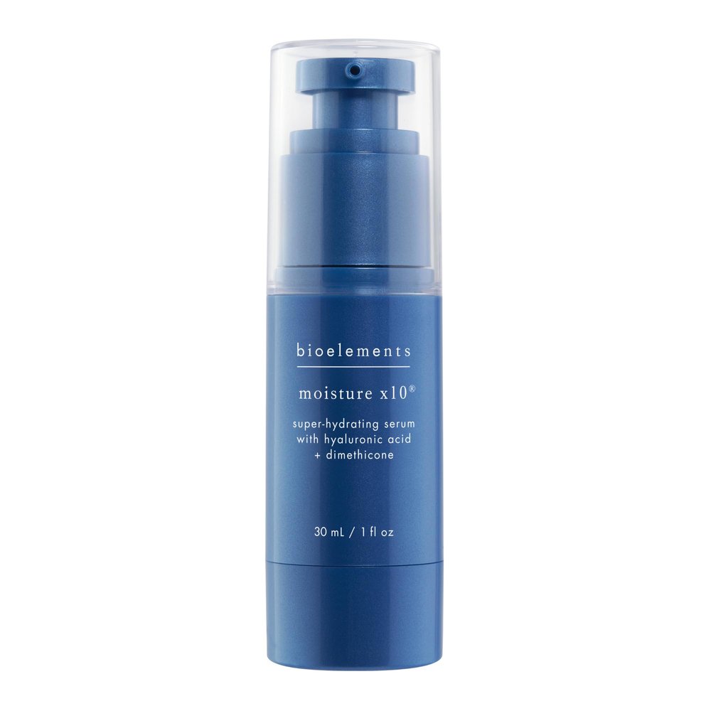 Bioelements Moisture x10 - 1 fl oz - Super-Hydrating Hyaluronic Acid Facial Serum - For Dry & Combination Skin Types - Vegan, Gluten Free - Never Tested on Animals