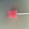 50Pcs of Pink Disposable Sponge Swab for Oral Clinic Cleaning Use view 3