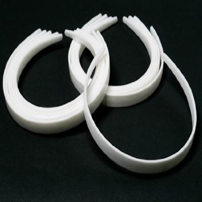 1/2" White Plastic Headbands - (3 Packages of 12) - 36 Total Headbands to Create Individualized and Personalized Hair Accessories