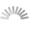 Bezall 50Pcs Single Edge Razor Blades, Stainless Steel Straight Razor Blade Refills, Eyebrow Trimmer Facial Hair Blades for Women and Men view 2