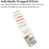 Bezall 50Pcs Single Edge Razor Blades, Stainless Steel Straight Razor Blade Refills, Eyebrow Trimmer Facial Hair Blades for Women and Men view 4