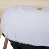 EarthLite Flannel Face Pillow Covers DURA-Luxe - 100% Natural Cotton Flannel Massage Table Headrest Covers, Cradle Covers (Set of 2), White view 3