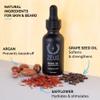 ZEUS Natural Beard Oil for Men, Premium Grooming Oil to Soften, Hydrate, Condition & Control Frizz in Beard and Mustache (Made in USA) Sandalwood view 2