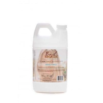 Brazil Bronze Luxury Original Spray Tan Solution - Organic and Natural Ingredients, Vogue calls this "The Perfect Tan", Golden Bronze, 1.9 Liter