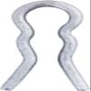 200 Hair Pin Cotters 1/16 I.D. 23/64 Overall Length view 1