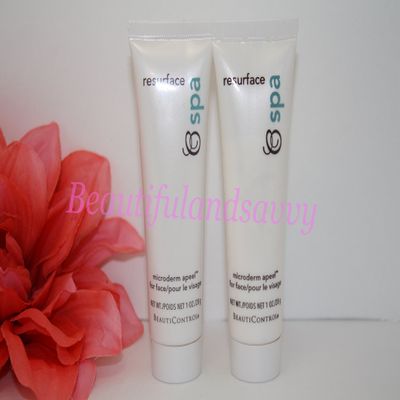 Beauticontrol Spa Resurface Microderm Apeel for Face (2- TRAVEL SIZE MINI's)