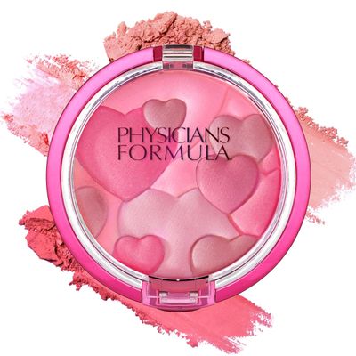 Physicians Formula Happy Booster Glow & Mood Boosting Blush, Silky Smooth Formula, Hypoallergenic, Blends Easily with Radiant Finish Rose