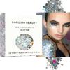 KARIZMA Holographic Silver Body Glitter. 10g Chunky Face, Hair, Eye and Body for Women. Rave, Festival Accessories, Cosmetic Makeup. Loose Set view 1