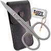 3 Swords Germany - brand quality STAINLESS STEEL INOX CURVED NAIL SCISSORS (1 PIECE) with case for manicure pedicure - nail care by 3 Swords - Made in Germany view 1