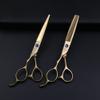 Purple Dragon 6.0 inch Left Hand Barber Hair Cutting Scissor and Thinning Shears - for Professional Left-handed Hairstlist view 4