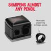 Revlon Universal Points Sharpener, Makeup Sharpener for Wooden and Plastic Makeup Pencils, Fits Small to Large Pencils, Stocking Stuffer for Women, 1 count view 4