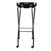 Betty Dain Folding Service Tray, Organized Work Area For Salon Services, Simple Tray Lock Release Tilts to Upright Storage Position, Rubber Wheels, 14.5 x 13.5 Inch Tray, 35 Inch height view 4