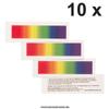 10 x Rainbow Tattoo Band - Temporary Tattoo LGBT, Gay (10) view 3