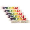10 x SAMELOVE Rainbow Tattoo - Temporary Lettering, LGBT, Gay (10) view 1