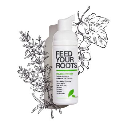 Yarok - Feed Your Roots Mousse - Volumize, Texturize & Transform - Volume Enhancer - Transform Curls - Non-Sticky & Non-Crunchy Formula - 100% Vegan - Gluten, Sulfate, Paraben & Cruelty Free - 8oz