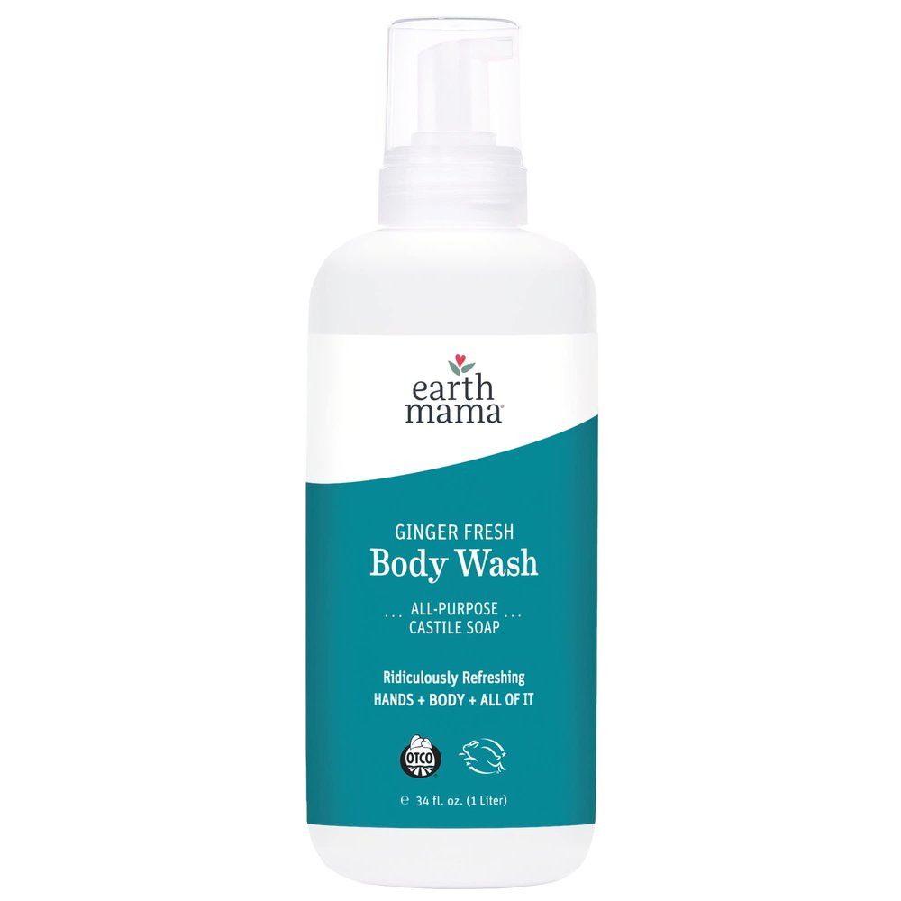 Earth Mama - Ginger Fresh Hand & Body Wash Foaming Refill - 34 fl oz