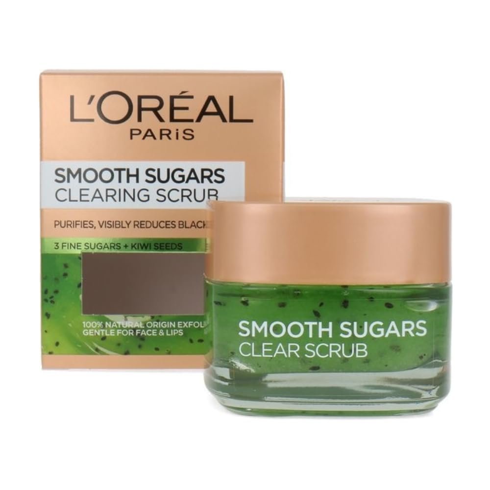 L'Oral Paris Pure Sugar Scrub Purify & Unclog, 1.7 oz.