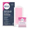 VEET Sugar Wax Strips For Women's Body Hair Removal, Bikini Hair Removal Kit, Pubic, Dermatologically Tested For Body & Intimate Areas, 40ct Wax Strips with Shea Butter & 4ct Wipes view 1