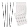 BodyJ4You 10PC Piercing Needles 16G - Sterile Disposable Sharp Surgical Stainless Steel - Nose Septum Ear Tragus Helix Labret Nipple Lip Navel view 1