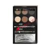 L.A. COLORS I Heart Makeup Brow Palette, Medium to Deep C30355 view 1