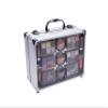 Cameo Carry All Trunk Makeup Kit with Reusable Aluminum Case Exclusive Holiday Gift Set, Black/White view 3