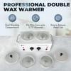 Buy-Rite Professional Double Wax Warmer for Salons & Spas  Dual 14oz Compartments, Independent Temperature Controls, Heating Indicators, 14" x 8.7" x 7.5", MEI-2042B view 2