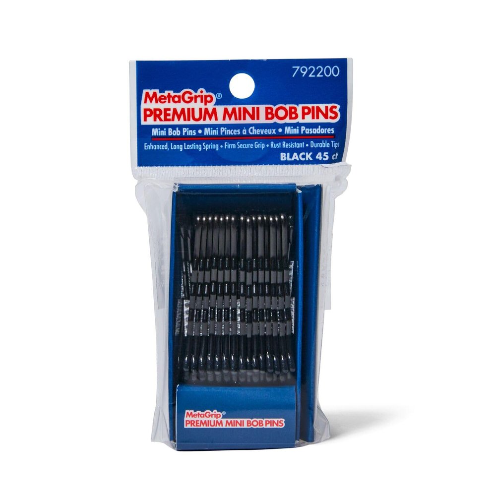 Black Mini Premium Bob Pins