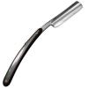 Barber Personal Mens Straight Edge Sharp Shaving Razor Stainless Steel 3 Blade Black Handle view 2