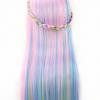 PERFEHAIR Cosmetology Mannequin Manikin Heads with Hair, Colorful Mannequin Practice Dolls Head- Synthetic Hair (Pink Series) view 3