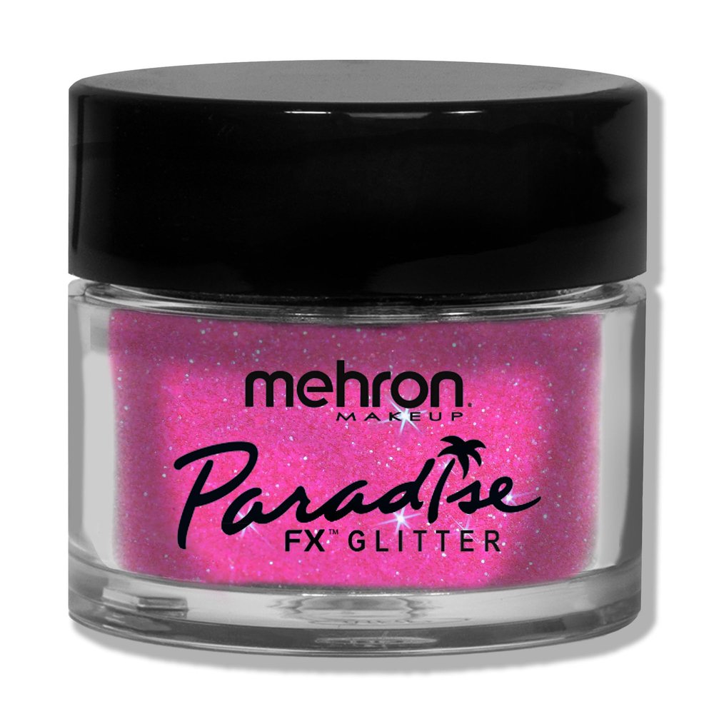 Mehron Makeup Paradise Glitter FX | Professional Cosmetic for Makeup & Art | Vibrant & Shimmering Loose Glitter .25 oz (7 g) (Pastel Pink)