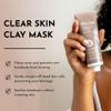 BOLDEN Clear Skin Clay Mask | Made with Sulfur for Deep Pore Cleansing & Preventing Breakouts | Pore Minimizer and Oil Reducer for Sensitive Skin | 3.5 fl oz view 4