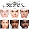 Aesthetica Cosmetics Cream Contour and Highlighting Makeup Kit - Contouring Foundation/Concealer Palette - Vegan & Cruelty Free - Step-by-Step Instructions Included view 4