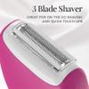 Remington WSF4810US Smooth & Silky On the Go Shaver, Wet/Dry Razor with Hypoallergenic Foil, Color/Design May Vary view 2