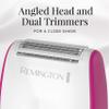 Remington WSF4810US Smooth & Silky On the Go Shaver, Wet/Dry Razor with Hypoallergenic Foil, Color/Design May Vary view 3