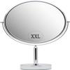 XXLarge Oversized 3X Weak Magnifying Mirror with Stand for Desk, Table, Retail Store Countertop, and Makeup Vanity - Double Sided 3X/1X Magnification - 17" Tall and 11" Wide view 1