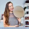 XXLarge Oversized 3X Weak Magnifying Mirror with Stand for Desk, Table, Retail Store Countertop, and Makeup Vanity - Double Sided 3X/1X Magnification - 17" Tall and 11" Wide view 2